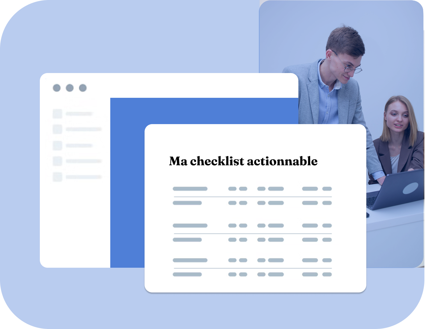 Ma checklist actionnable, un livrable clé en main